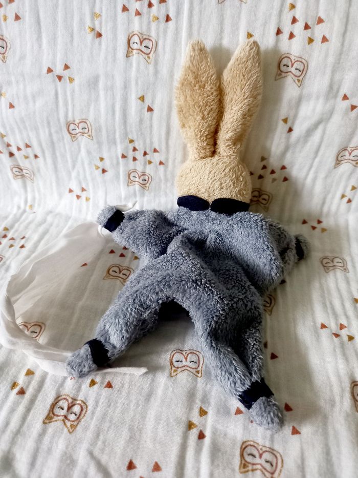 Doudou et compagnie lapin mouchoir - photo numéro 2