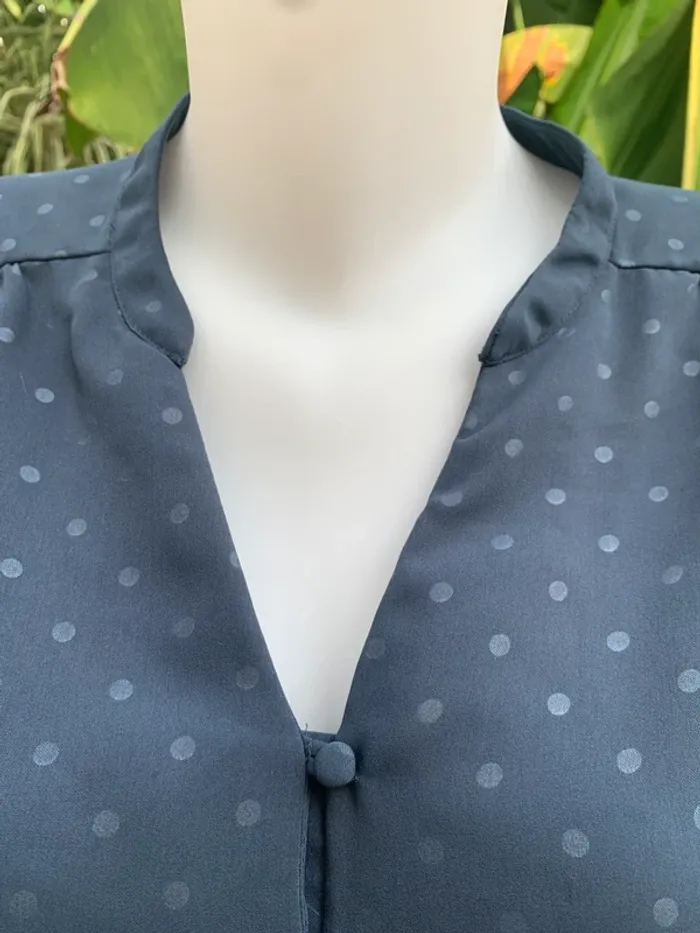 Blouse Only bleu manches longues taille 38 - photo numéro 6