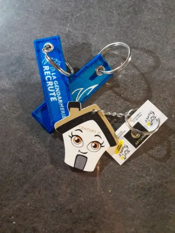Lot de 3 porte clés
