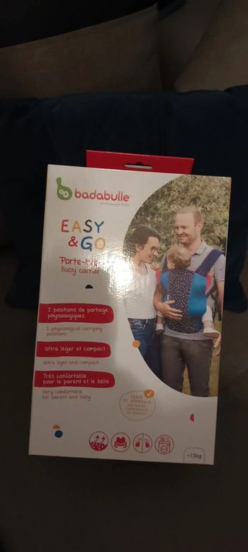 Porte bébé badabulle neuf jamais déballé