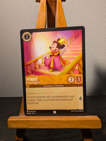 🌟 Minnie– Disney Lorcana FR - En excellent état 🌟