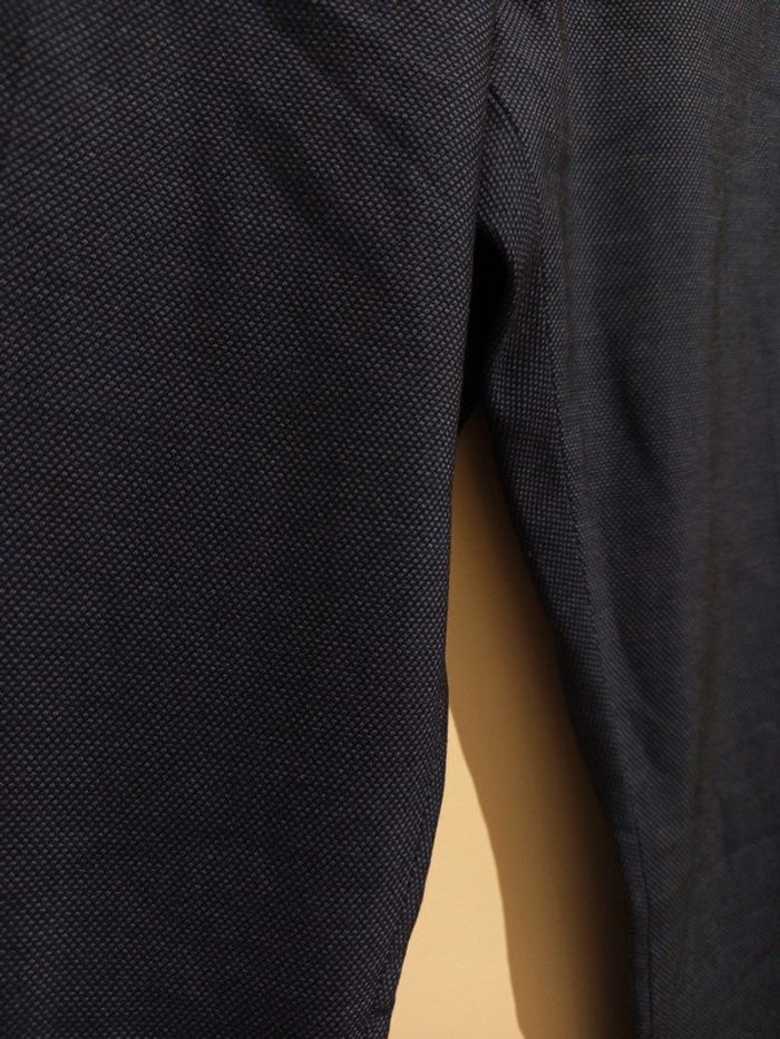 🔝 Pantalon de costume homme Zara bleu marine taille EUR 40 en polyester viscose et elasthanne - photo numéro 5