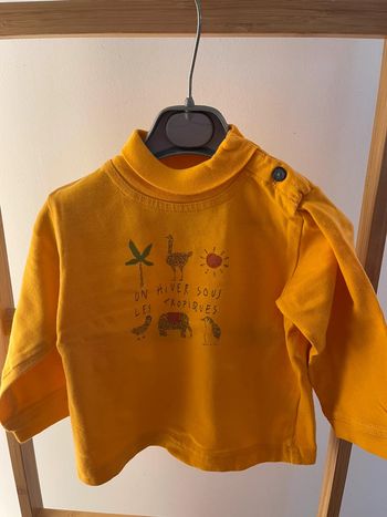 tee shirt manches longues 2 ans