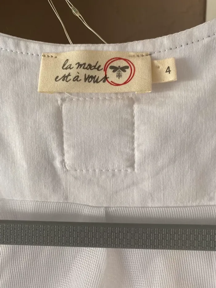 Bolero blanc taille 4 - photo numéro 3