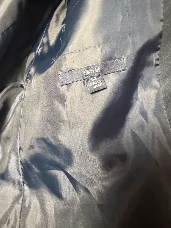 Veste de costume bleu marine - photo numéro 3