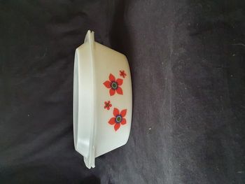 Plat four cocotte Arcopal Fleurs rouges