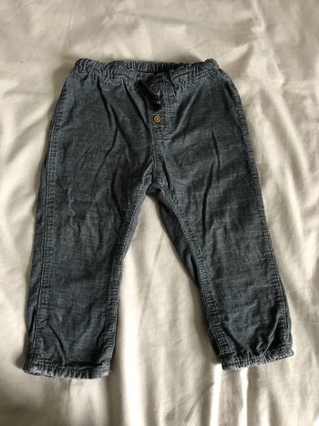 Pantalon velours gris