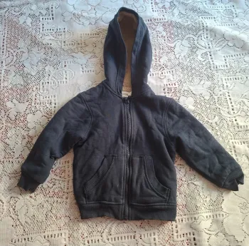 Gilet à capuche doublé moumoute Orchestra 3 ans - bon état