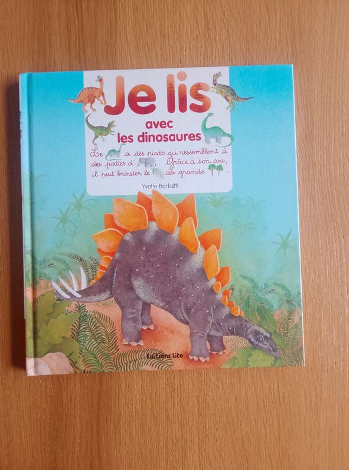 Livre enfant - Livre à lire à deux - Je lis avec les dinosaures