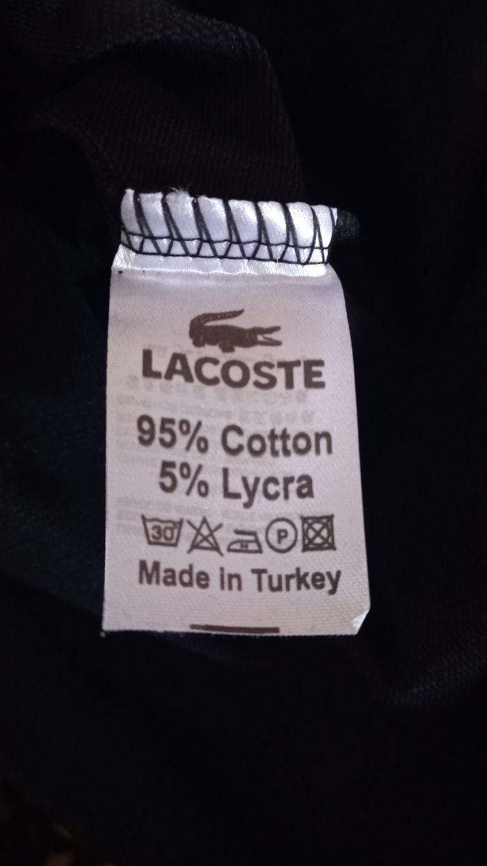 Sweat-shirt Lacoste neuf noir taille XL - photo numéro 3