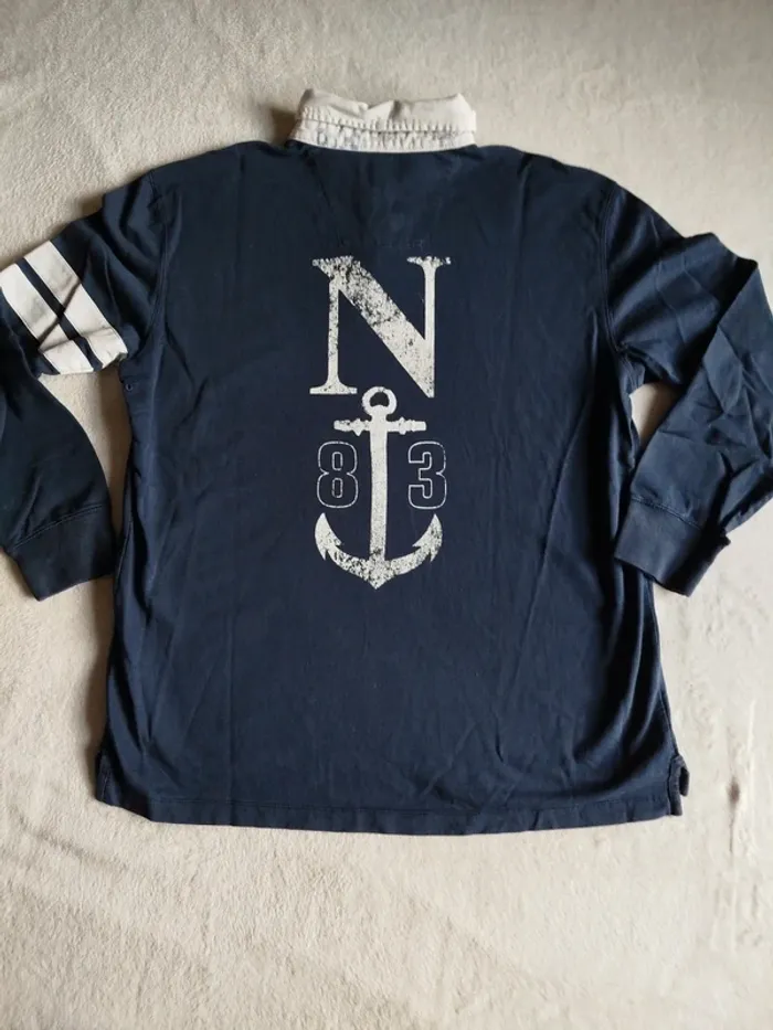 Polo manches longues vintage Nautica taille L - photo numéro 7