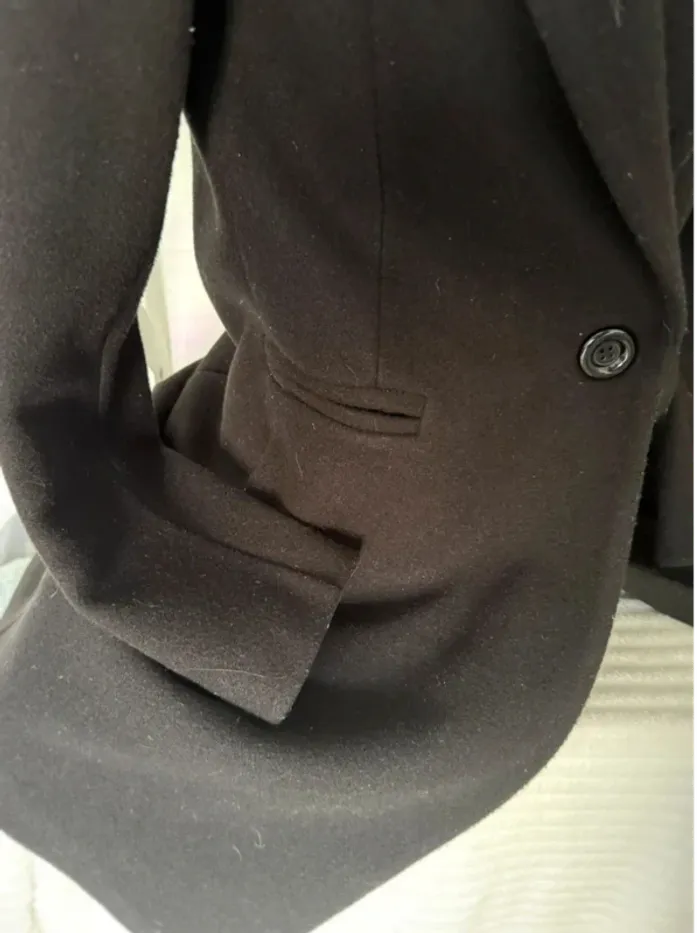 Manteau noir cintré Adilynn - Taille S - photo numéro 2