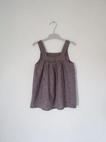 Blouse grise motifs DPAM 6 ans TBE