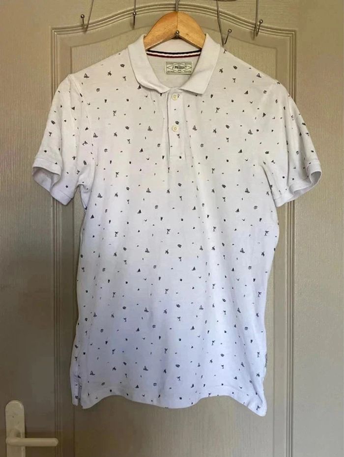 Polo Homme blanc Taille M