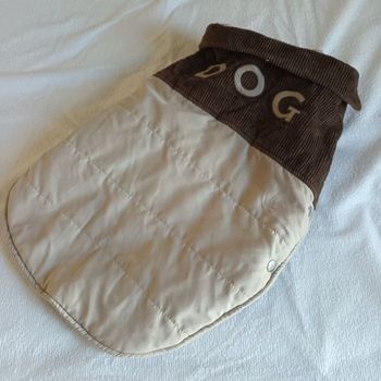 Manteau pour chien molletonné - Style "DOG" Velours & Polaire