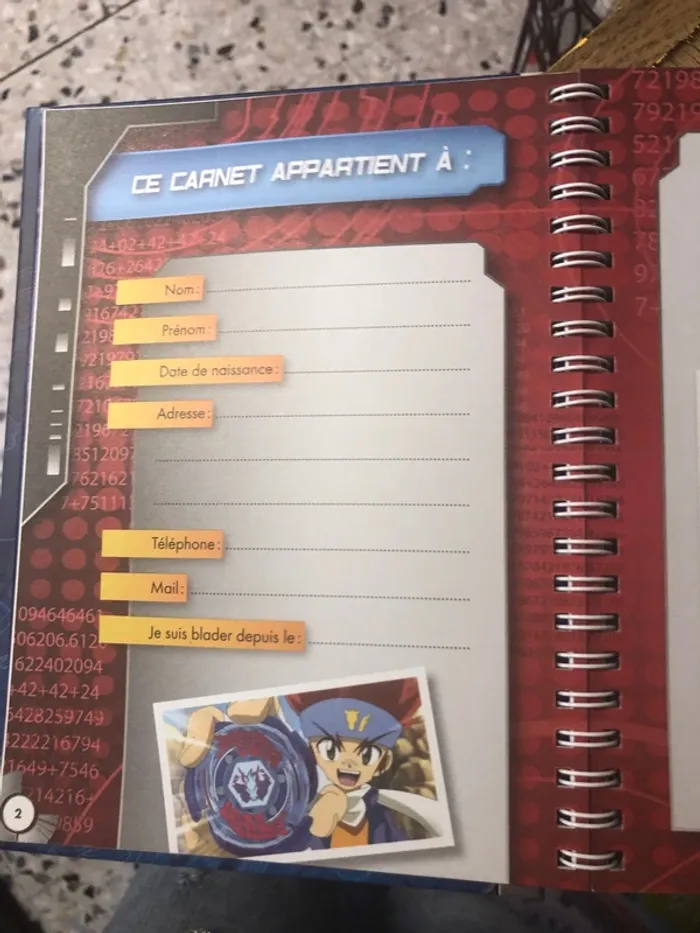 Mon carnet de beyblade - photo numéro 4