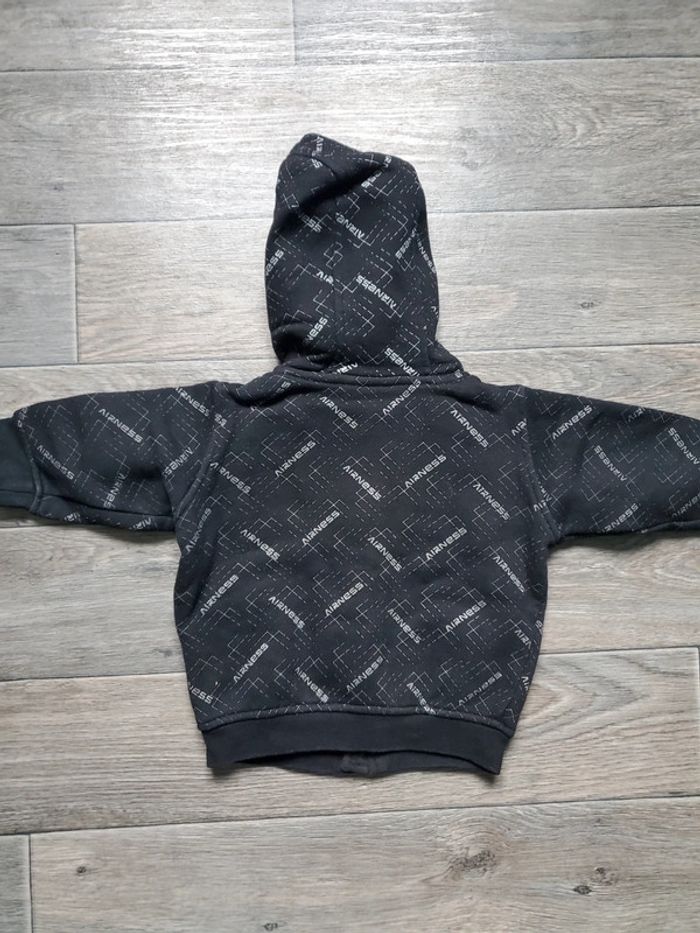 Veste molletonnée taille 12 mois très bon état Airness - photo numéro 4