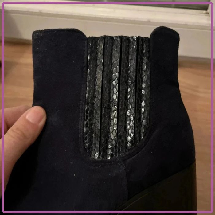 Bottines bleu 37 en très bon état - photo numéro 11