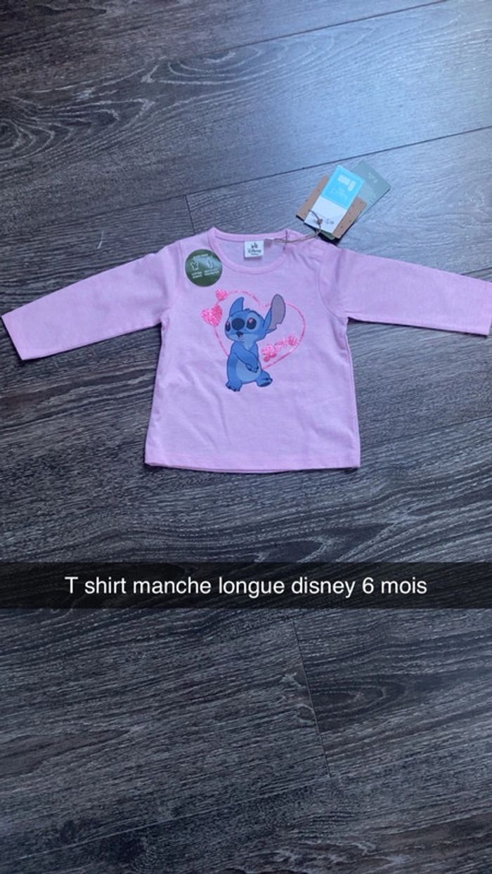 T shirt manche longue stitch
