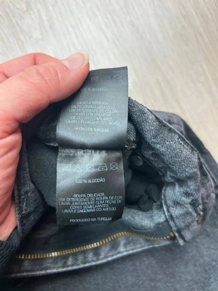 Jean Cargo Karl Kani Noir Vintage Logo Brodé Taille S - photo numéro 8