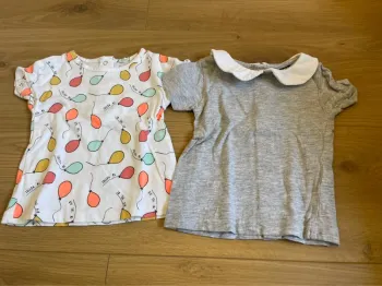 2 t shirt manches courtes 6 mois