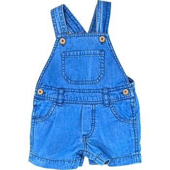 Salopette-short 6 mois en jean Bout'chou