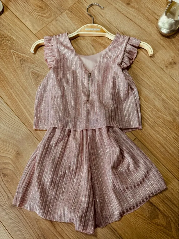 Taille 4 ans Combishort de cérémonie fille Lpc girl rose * scintillant * 🩷 - photo numéro 5