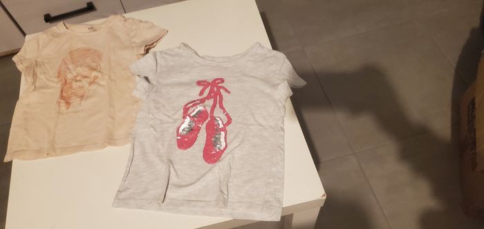 Lot de 9 T-shirts manches courtes 5 ans - photo numéro 2