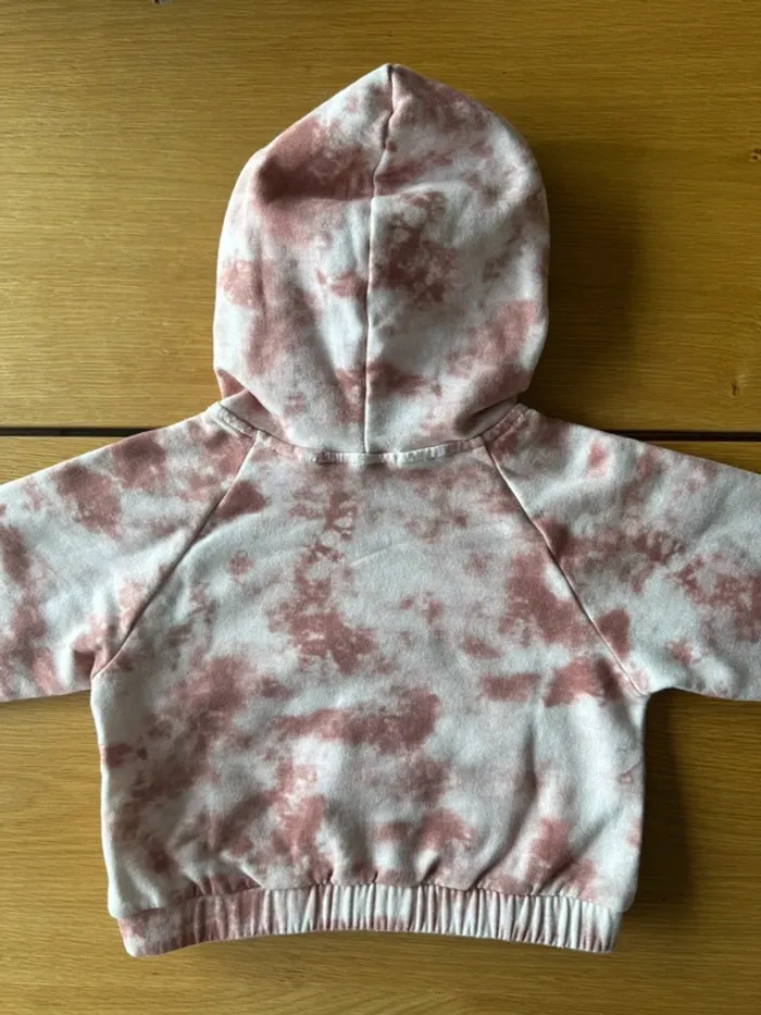 Jogging 2 pièces avec sweat à capuche et pantalon rose pâle avec/rose - Taille 4 Ans - photo numéro 11
