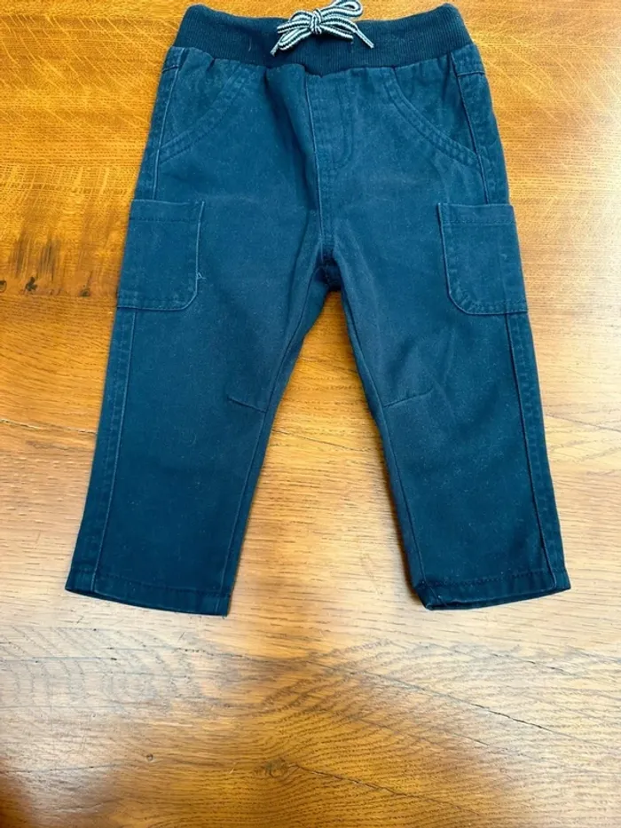 Pantalon bleu marine kiabi 12 mois - photo numéro 6