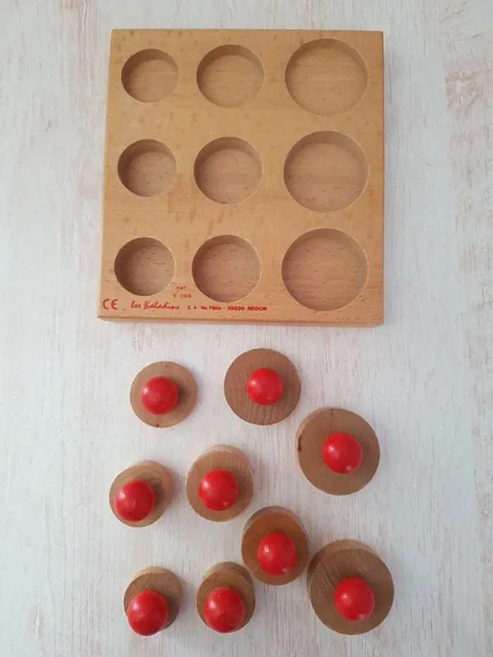 Puzzle encastrement en bois, forme et hauteur Les Baladins - photo numéro 5