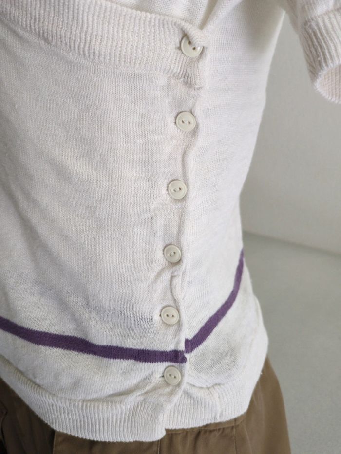 Top croisé en lin Levi's M - photo numéro 4
