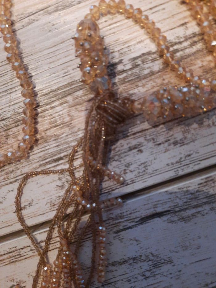 Collier perles scintillantes - photo numéro 7