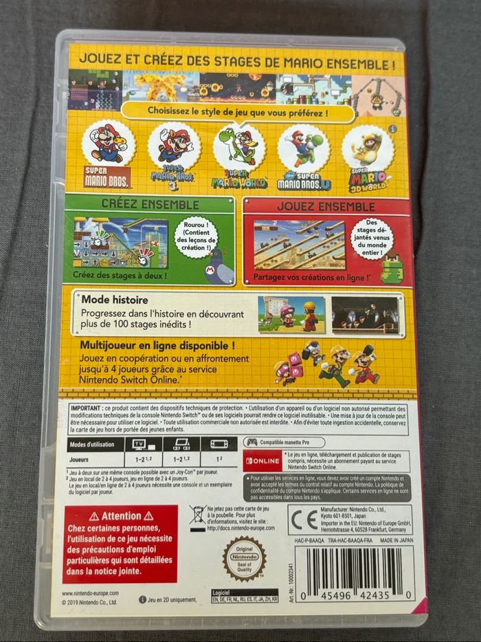 Super Mario maker 2 switch - photo numéro 3