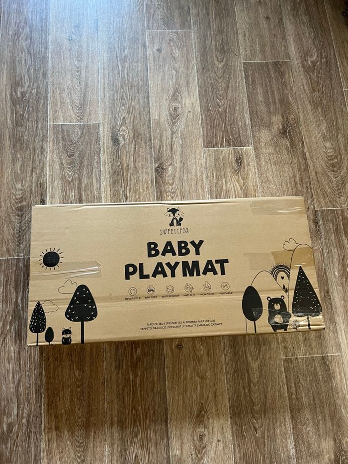 Tapis de jeu pliable réversible bébé neuf - photo numéro 7