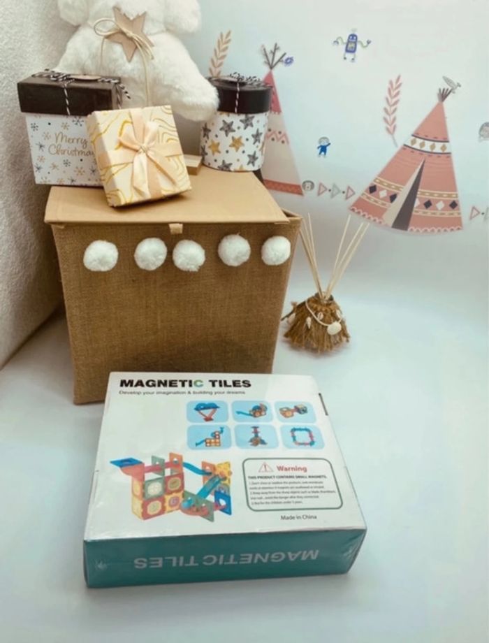 Jouet de construction - Blocs de construction magnétiques - 88 pièces neuves - 3D pipe-line - photo numéro 6