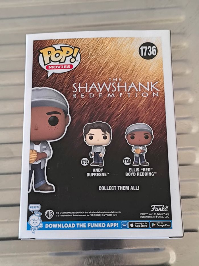 Funko Pop Ellis "Red Boyd" Redding 1736 - photo numéro 6