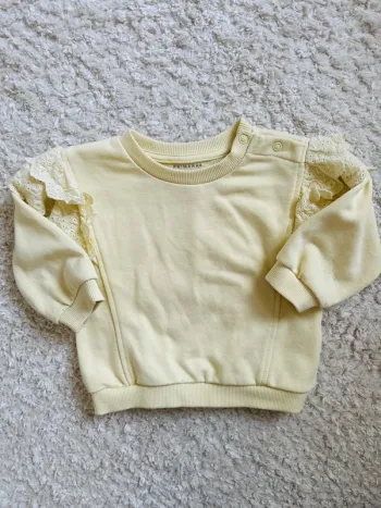 Sweat jaune Primark 6/9 mois