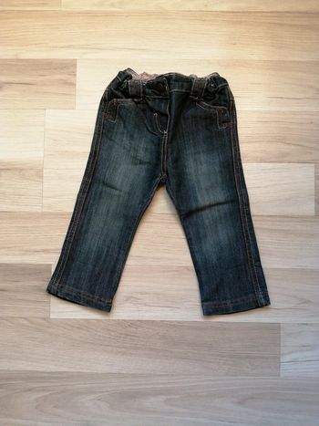 Jean ceinture réglable