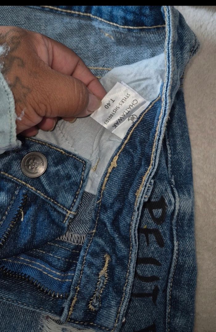 Shorte en jeans - photo numéro 5