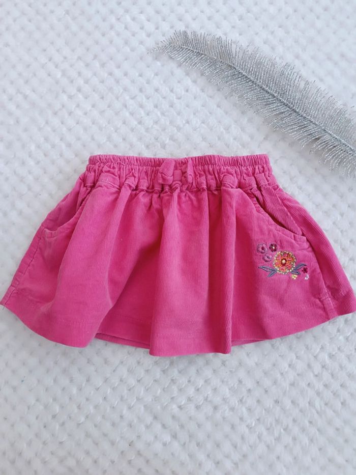 🔸Jupe velours côtelé Pommette - 6 mois🔸