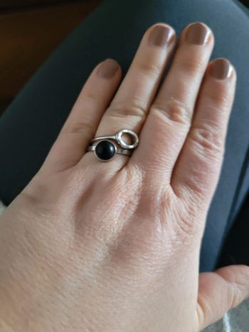 Lot de 2 bagues fantaisie