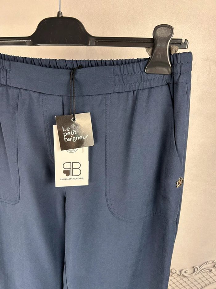 Pantalon large marine Le petit baigneur S neuf - photo numéro 2