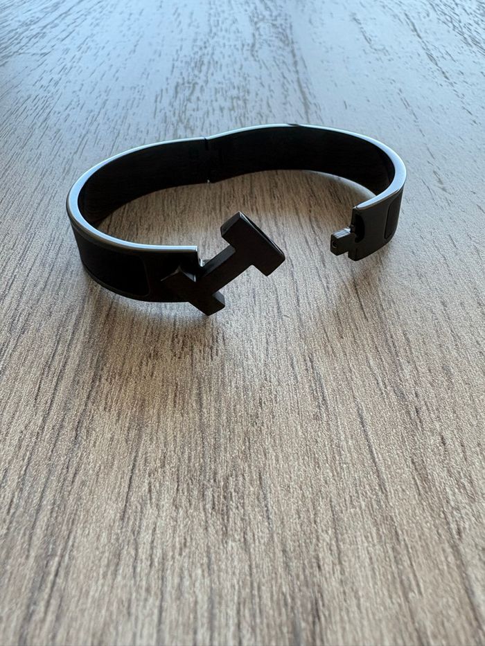 Bracelet hermes noir homme - photo numéro 5