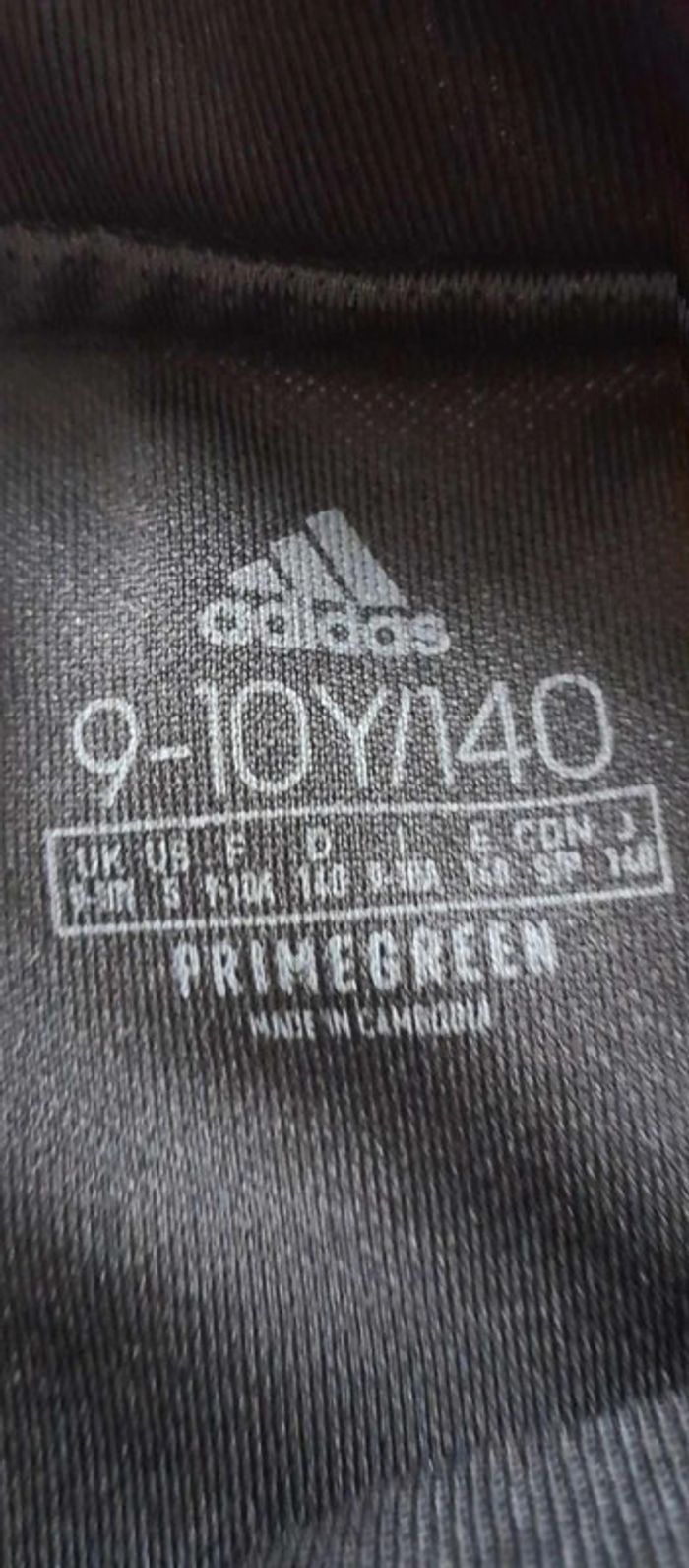 pull /T-shirt manches longues adidas noir 9 ans 10 ans 140 cm - photo numéro 2