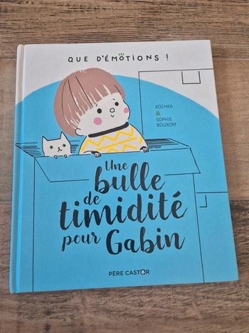 Livre une bulle de timidité pour Gabin Père Castor