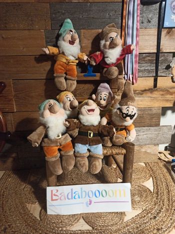 Peluche les sept nains Disney tbe