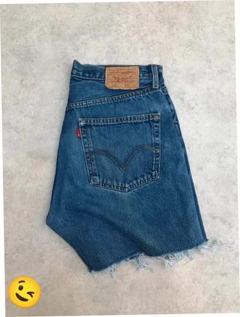 Short Levi's 501 W30 FR40 Bleu Femme Women #SHO41