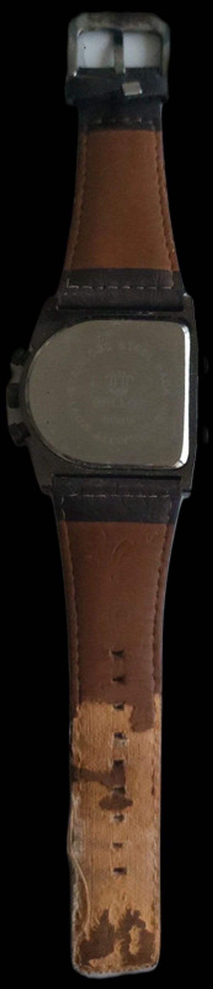 Montre à trois cadrants en état. - photo numéro 4