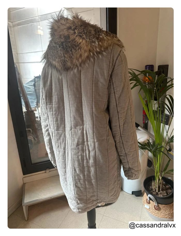 Manteau beige gris - Balenciaga - photo numéro 6